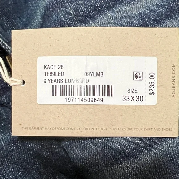 Women's Dark Blue Straight Leg Jeans - Picture 5 of 5